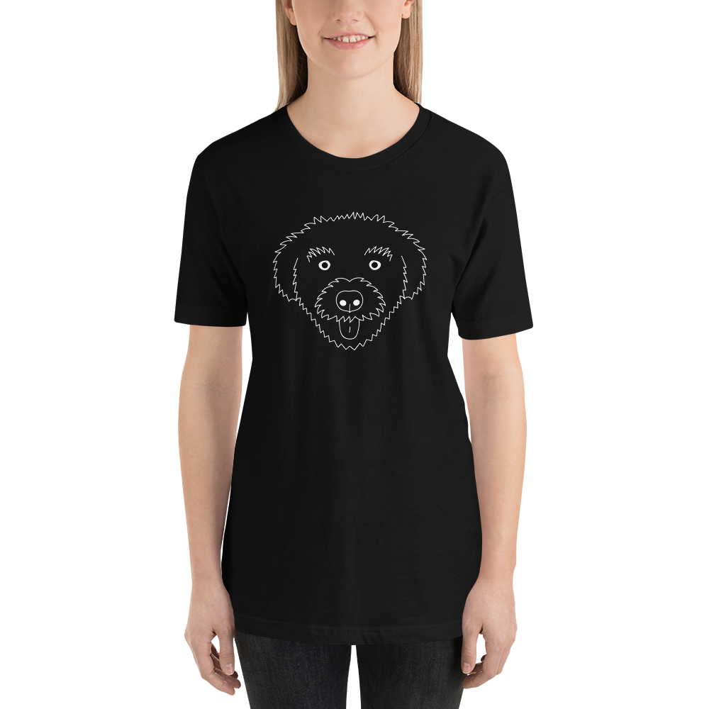 "Signature Schnoodle" (Full Size) Women's Black T-Shirt