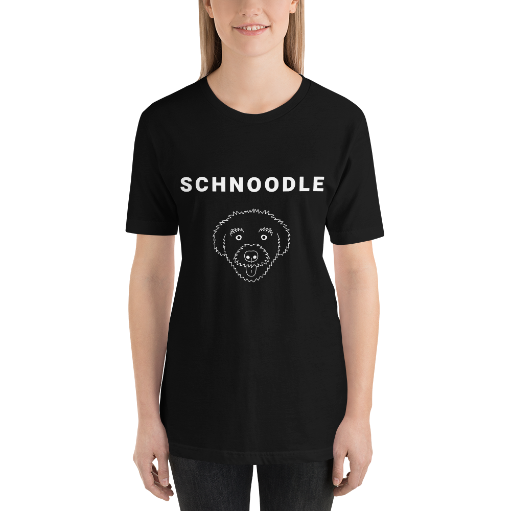 "Schnoodle" Women's Black T-Shirt