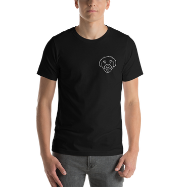 "Signature Schnoodle" (Pocket Size) Men's Black T-Shirt