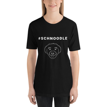 "#Schnoodle" Women's Black T-Shirt